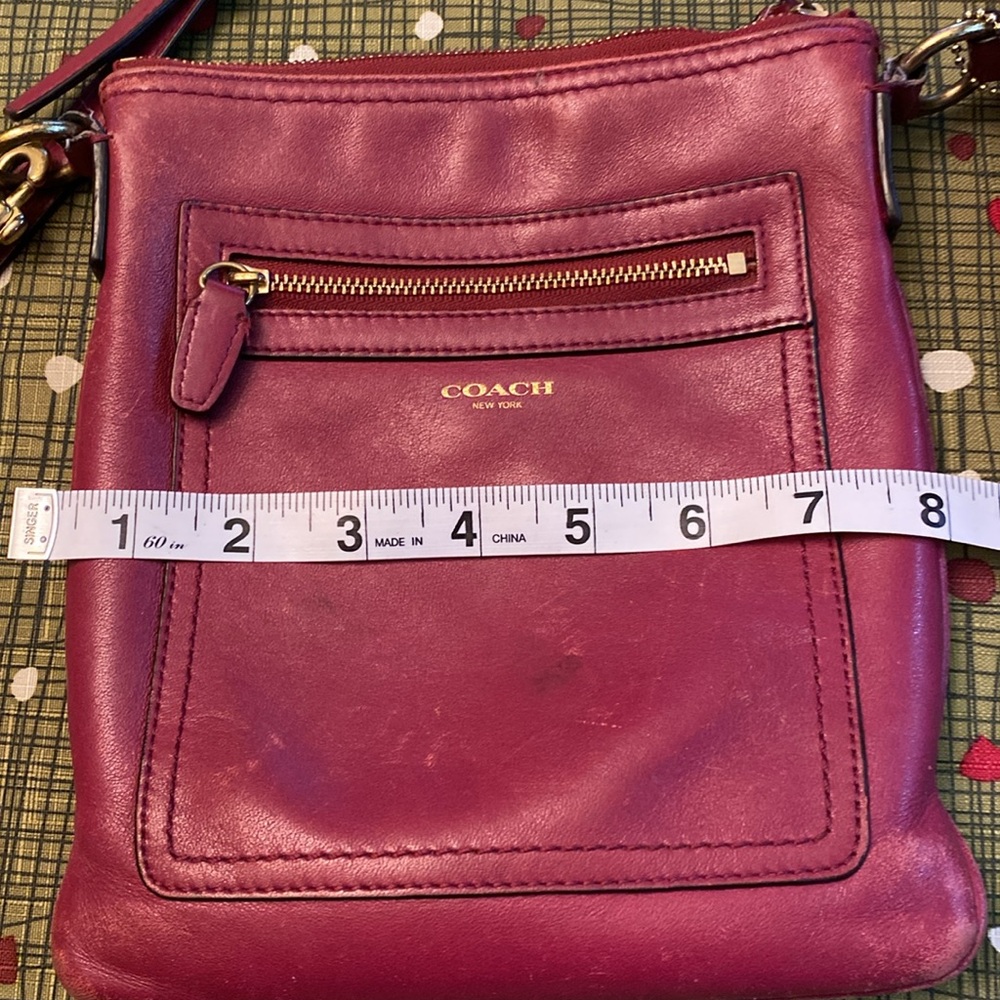 Coach Women's Crossbody Bag - Dark Pink - Picture 12 of 13
